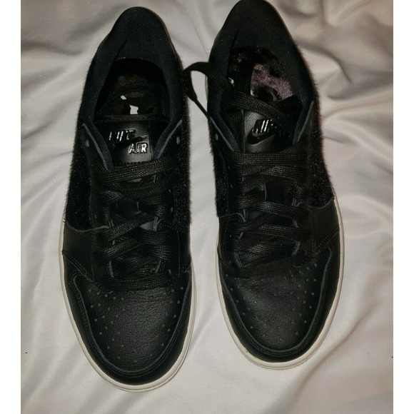 Nike Air Jordan 1 Retro Low OG Black Sneakers AO1935001 WMNS Size 8.5 Men Size 7 - Picture 2 of 9